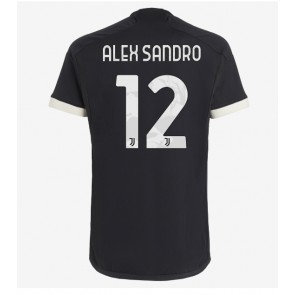 Juventus Alex Sandro #12 Replika Tredjetrøje 2023-24 Kortærmet
